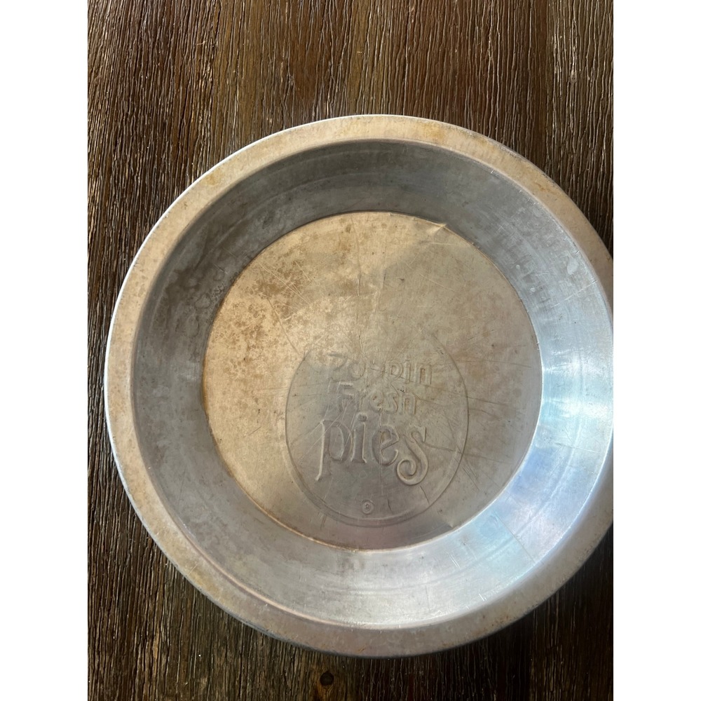Vintage Aluminum Pie Tins Set of 5 Poppin Fresh Marie Callenders 9 Inch Metal